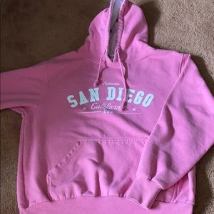 Pink hoodie
